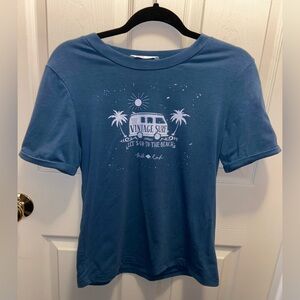 Teal blue Casual Top